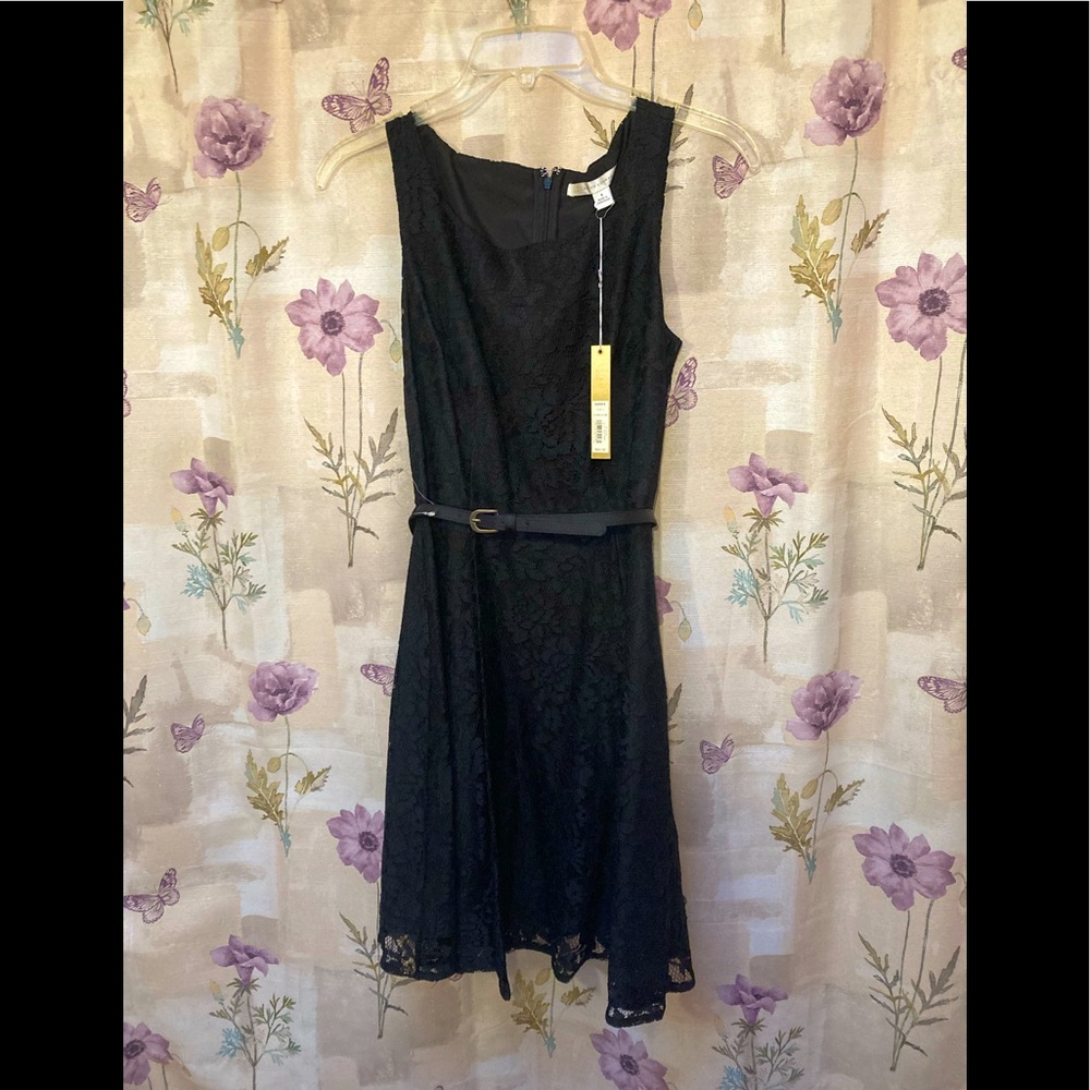 Lauren Conrad Black Lace Dress